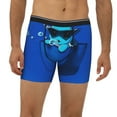 thumbnail image 2 of Goofa Pokemon Pattern Men's Performance Stretch Underwear, Athletic Long Leg Briefs，Moisture-Wicking, 2 of 7