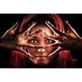 thumbnail image 3 of Lee, Ivan 24x17 Black Modern Framed Museum Art Print Titled - Face Of India, 3 of 5