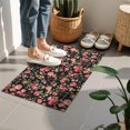 thumbnail image 4 of Pioneer Flower Floral Print Pattern Door Rugs,Washable Non Slip Door Mats Indoor,Decorative Door Mats,Entry Mat Indoor for Entrance,Bedroom,Kitchen,Bathroom,16"x24", 4 of 6