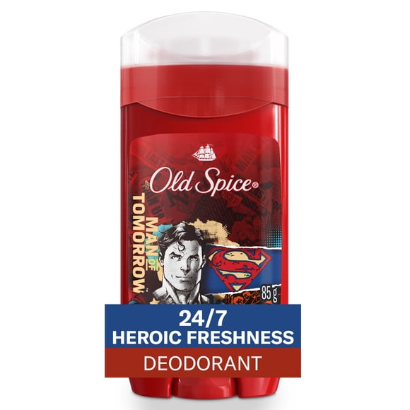 Old Spice Aluminum Free Deodorant for Men, 24/7 Freshness, Long Lasting Odor Protection, Smell Like a Hero, Superman, Bright Citrus and Cosmos Scent