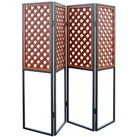 20 in. x 72 in. Spa Privacy Screen in Mahogany