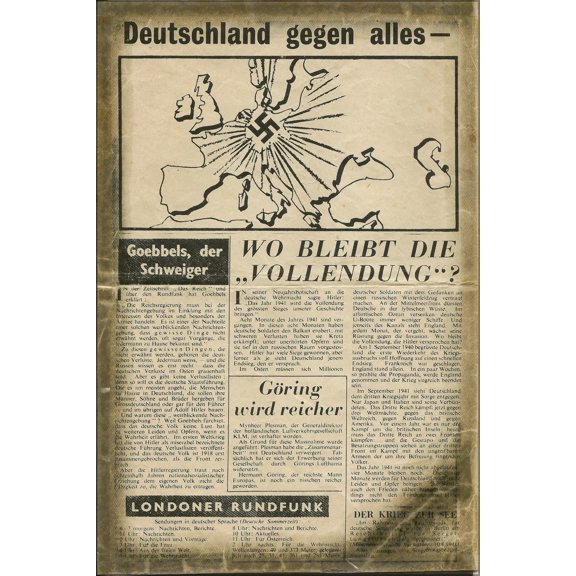 24"x36" Gallery Poster, 1941 09 02 Royal Air Force, Luftpost No. 16, S. 2