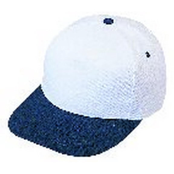 ImpecGear Cotton 5-Panel Unisex Adult Snapback Hat - Navy/White