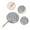 Silver_Hot#1847, variant on Wooden Handle Heat Diffuser Pad for Glass and Induction Cooktops - Heat Insulation Trivet Mat for Hot Pots and Pans, 21cm