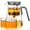 03-Grey-33.9 oz-2 Cups, variant on Walnut 27 oz Magnetic Loose Leaf Teapot with Infuser and Suction Lid