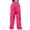 C-Red, variant on Girls' Vintage Multi-Pocket Cargo Pants Multi Pockets Lightweight Cotton Teens Trousers Weekend Youth 8-14Y