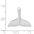 thumbnail image 4 of 14K White Gold Whale Tail Pendant Charm Jewelry, 4 of 5