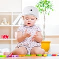 thumbnail image 2 of Shisuyan Chapeau Béret pour Enfants à la Mode Respirant Rond pour Bébé Tenue Quotidienne 22X15CM Lot de 1, 2 of 8