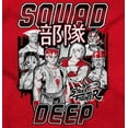 thumbnail image 2 of Kanji Street Fighter Squad Deep Men's Graphic T Shirt Tees Brisco Brands L, 2 of 6