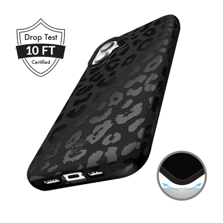 Velvet Caviar - Magsafe Case for Apple iPhone 16 - Black Leopard