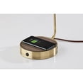 thumbnail image 6 of Adesso Brooks AdessoCharge Wireless Charging Desk Lamp, Antique Brass, Metal Shade, 6 of 9