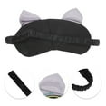 thumbnail image 2 of Unique Bargains 1 Pc Portable Elastic Strap Eye Mask for Home Purple Faux Silk, 2 of 3