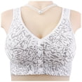 thumbnail image 1 of WILLBEST Brasier Sin Varillas Mujer Sujetador De Mujer Con Hebilla Frontal, Borde De Encaje, Sin Aro De Acero, Ajuste Sin Costuras, Para Yoga, Dormir, Talla Grande 2472, 1 of 3