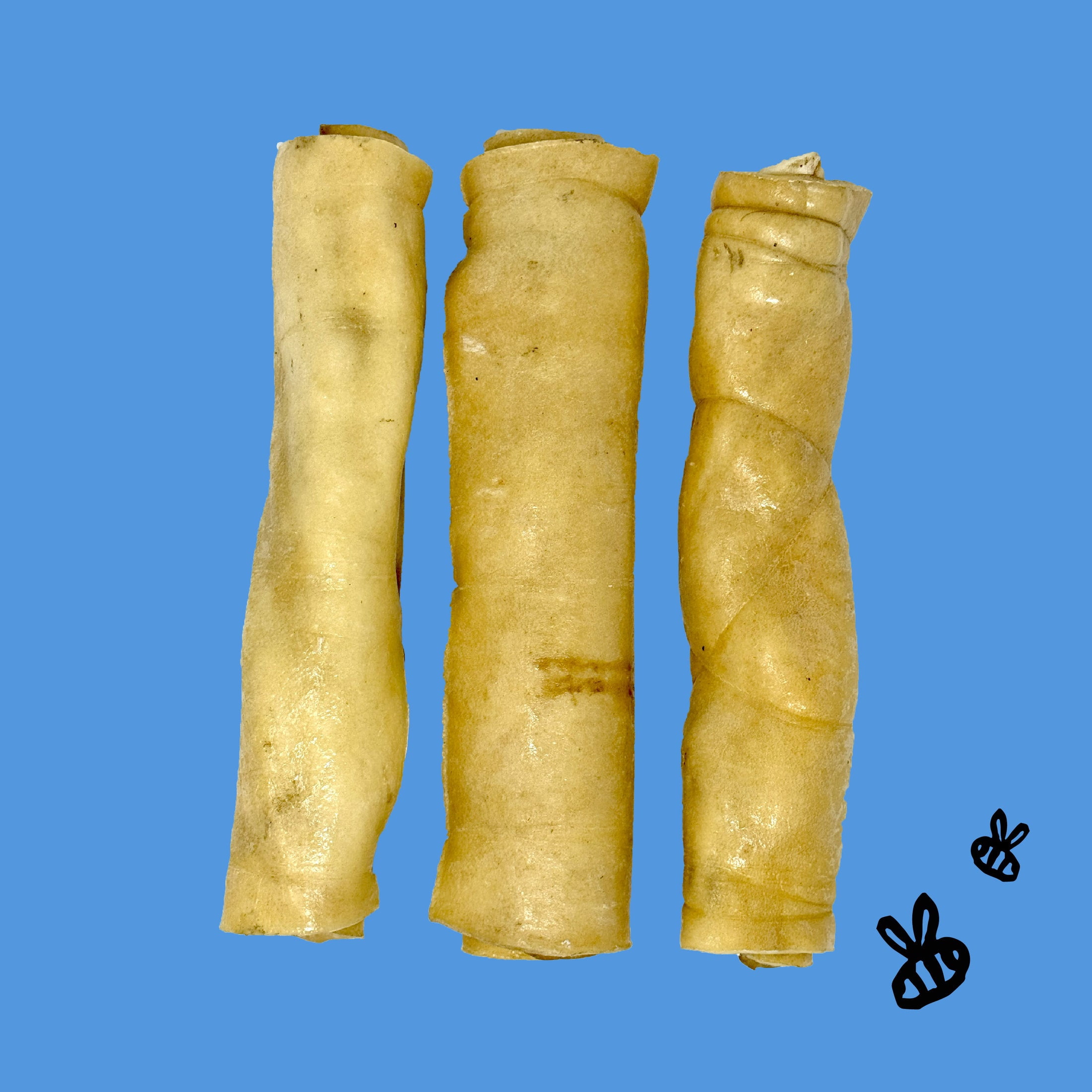 10" COLLAGEN ROLLS - NATURAL DOG CHEWS