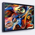 thumbnail image 1 of Designart - Abstract Music and Rhythm - Abstract Framed Canvas Art Print, 1 of 4