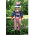 thumbnail image 2 of 60" Scarecrow Uncle Sam Patriotic Fall Indoor or Outdoor Decor, 2 of 4
