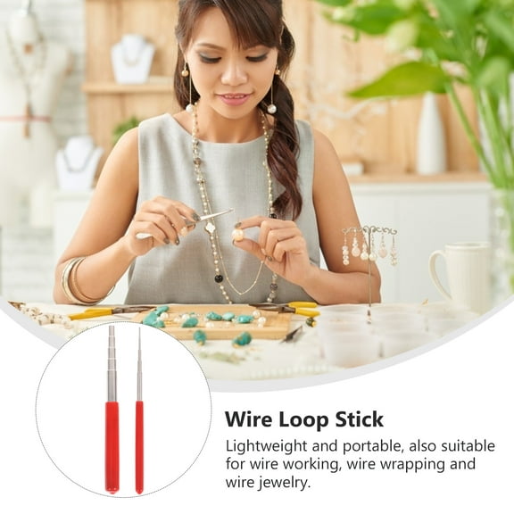 Dytern Jewelry Making 2pcs Mandrel Wire Wrapping Set Jewelry Making Tools DIY Wire Wrapping Supplies