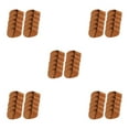 thumbnail image 2 of Thinsony Golf Head Covers PU Portable Protector Travel Athlete Golf for Training Brown Large 10 Pcs 5Set, 2 of 6