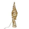 thumbnail image 4 of Kurt Adler 11.8-Inch Battery Operated LED Lighted 5-Point Gold Metal Star Tree Topper, 4 of 7
