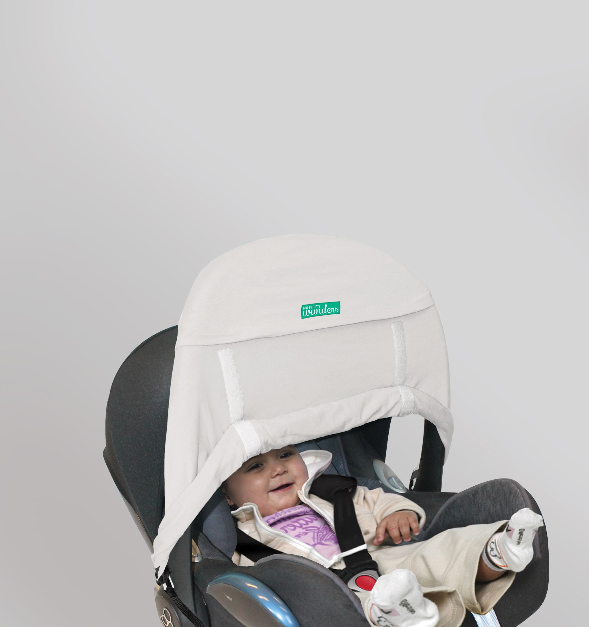 Wunders - Universal Cover Zero+ for Car Seat and Carriers - Cream