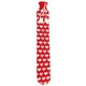 thumbnail image 3 of Bolsa de agua caliente Calentador de manos largo de goma con funda extraíble Bolsa de agua caliente para estudiantes, Fondo rojo Blanco Amor Inevent HA002623-09, 3 of 7