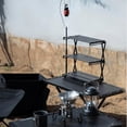 thumbnail image 2 of JZROCKER Folding Shelf Storage Display Rack Desktop Storage Rack Camping Storage Rack, 2 of 16