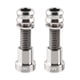 thumbnail image 1 of Juego de 2 pernos y tuercas para vástago de bicicleta de carbono, kit de pernos y tuercas para vástago de bicicleta, vástago fijo premium 23mmx8mm Plata, 1 of 9