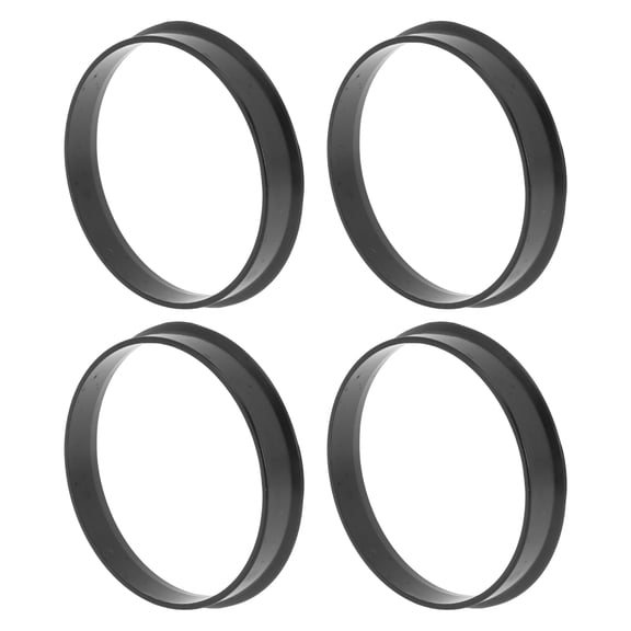 59.6mm to 56.1mm Car Wheel Hub Centric Rings Black Polycarbonate Wheels Center Shaft Shock Absorbing Hubrings 4 Pcs