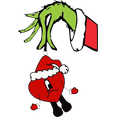 thumbnail image 4 of Conjuntos de pijamas navideños familiares a juego Grinch 2024, pijama de Grinch con parte superior y pantalones de pijama a cuadros, pijama de Grinch para niños y adultos para la familia, 8 Años, 4 of 4