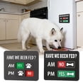 thumbnail image 5 of 2pcs Dog Feeding Reminder Sign with Magnet, Pet Feeding Tracker with Have We Been Fed, Acrylic Slider Sign for Fridge, AM PM Feed Chart Sign with Yes No Option, 5 of 5