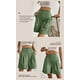 thumbnail image 5 of Bermudas Informales De Talle Alto Y Color Liso Para Mujer 1, 5 of 6