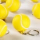 thumbnail image 3 of Paquete de 20 Llaveros Amarillos de Pelota de Tenis para Favores de Fiesta, Premio de Escolar, Bolsas de Regalo para Fiestas, Recuerdo Deportivo, 3 of 6