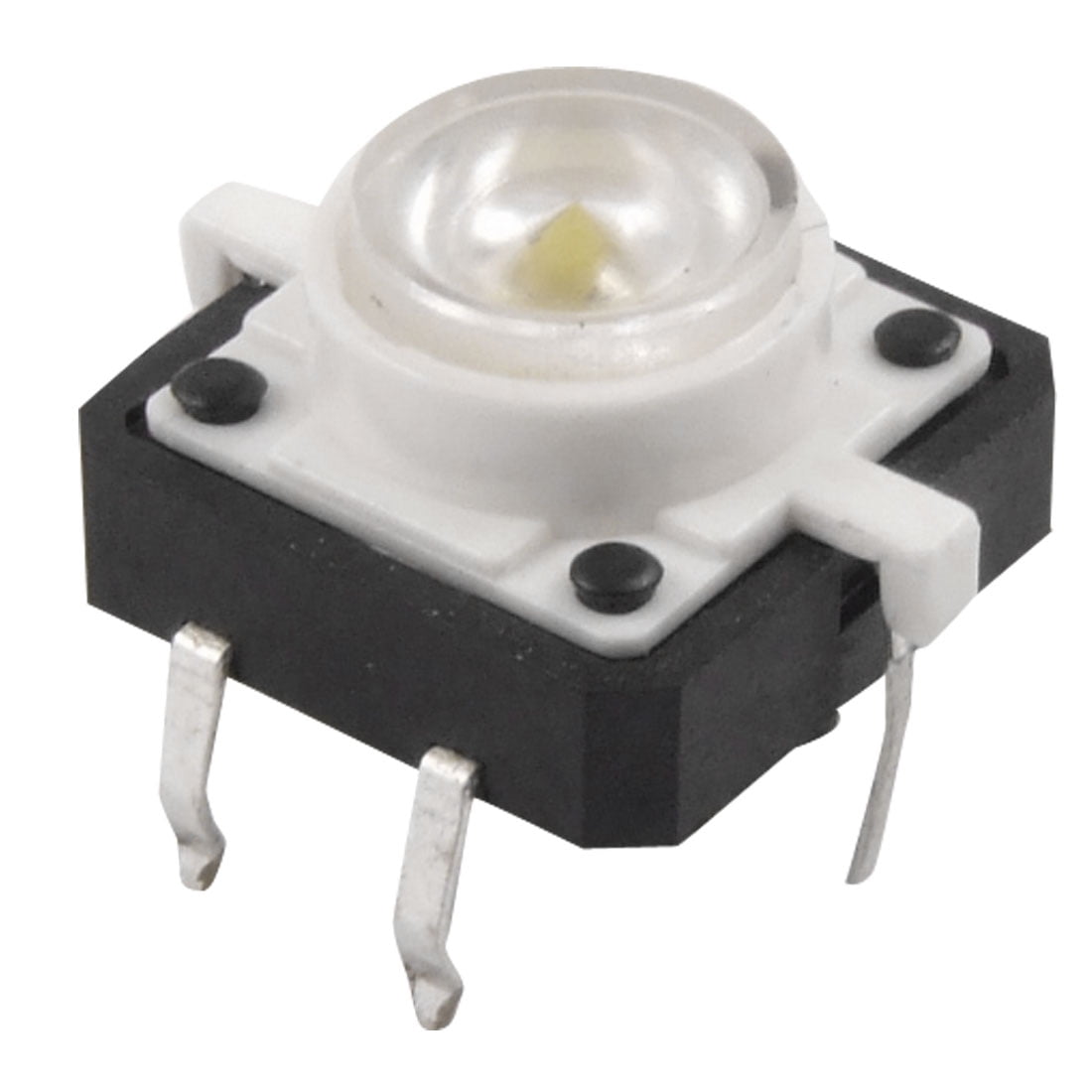 White LED Light Momentary Tactile Tact Push Button Switch 12 x 12mm x 7mm 4P DIP Walmart Canada