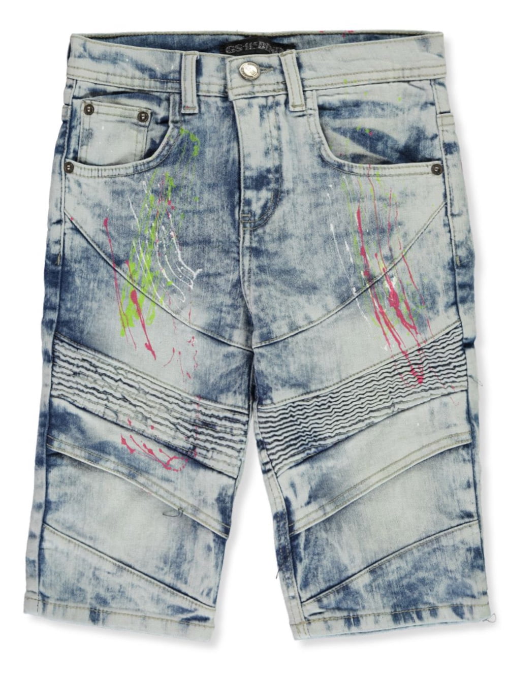 URBANCREWS Mens Hipster Hip Hop Casual Summer Fashion Denim Jeans Shorts