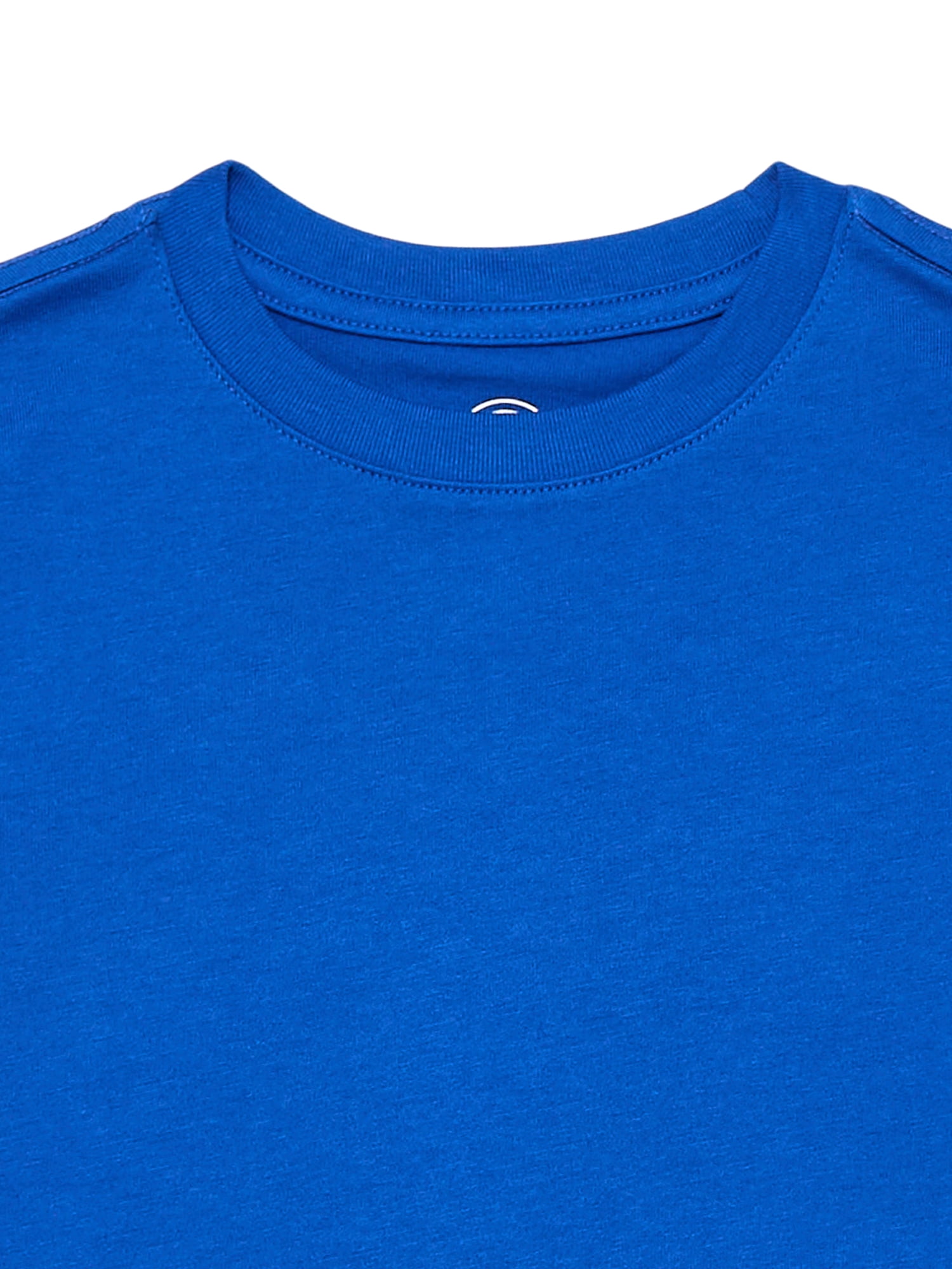 Wonder Nation Boys Short Sleeve Crewneck T-Shirt, 5-Pack, Sizes 4-18 & Husky