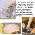 thumbnail image 6 of Cat Steamy Brush, 3 in 1 Self Cleaning Cat Steam Brush-Cat Steamer Brush for Massage for Removing Tangled and Loosse Hair (Yellow), 6 of 7