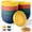 Multicolor, variant on Quatish 8 PCS Unbreakable Cereal Bowls,Dishwasher & Microwave Safe Wheat Straw Bowls, Easy-to-Clean Lightweight Desserts & Soup Bowl, Portable for Picnics ，Snack Plastic Bowls Set，Multi-Color