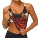 thumbnail image 3 of Fotbe Western French Bulldog Cowboy Sujetador Deportivo Largo sin Aros para Mujer con Almohadillas y Soporte Medio, Transpirable y Absorbente, Camiseta Tipo Chaleco o Tank Top-Large, 3 of 8
