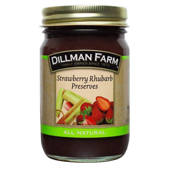 Dillman Farm Strawberry Rhubarb Preserves - Pack of 6