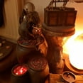 thumbnail image 4 of Heliisoer Cute Metal Owl Hanging Lanterns Candeholders Style, 4 of 9