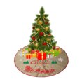 thumbnail image 2 of Falda de árbol de Navidad Lino Base de árbol de Navidad Decoración Delantal Envoltura (120 CM), 2 of 8