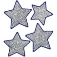 thumbnail image 3 of Carson Dellosa CD-120570-3 Solid Silver Glitter Stars Cut-Outs - Pack of 3, 3 of 3