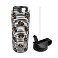thumbnail image 2 of Sikiie Haloween Pumpkins Print 18OZ Insulated Straw Cup, Portable Leak-proof Sports Water Bottle, Stainless Steel Water Cup Suitable for Home and Outdoor, 2 of 8