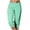 Green A, variant on Ashirexll Womens Summer Pants, Casual Pants for Women, Fashion Printed Tie Waist Long Pocketed Capri Pants Casual Wear