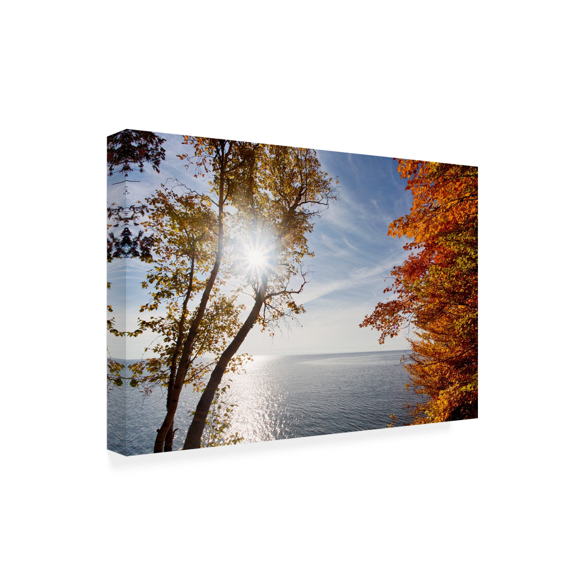 Trademark Fine Art 'Sunrise At White Fish Dunes' Canvas Art by Monte Nagler