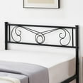 thumbnail image 6 of Metal Bed Frame Platform With Fashion Headboard And Footboard Metal Bed Mattress Foundation With 13.7" Storage No Box Spring Needed Easy Assembly, 6 of 7