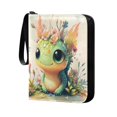 thumbnail image 2 of Game Card Storage Bag Collectible Trading Card Albums The 4-Pocket Card Binder With 50-Page Sleeve Can Hold 400 Game Cards Adorable Green Dragon, 2 of 6