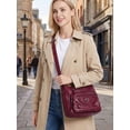 thumbnail image 3 of Deago Crossbody Bags for Women Pocketbook Soft PU Leather Ladies Purses and Handbags Multi Pocket Shoulder Bag with Adjustable Strap (Red), 3 of 10