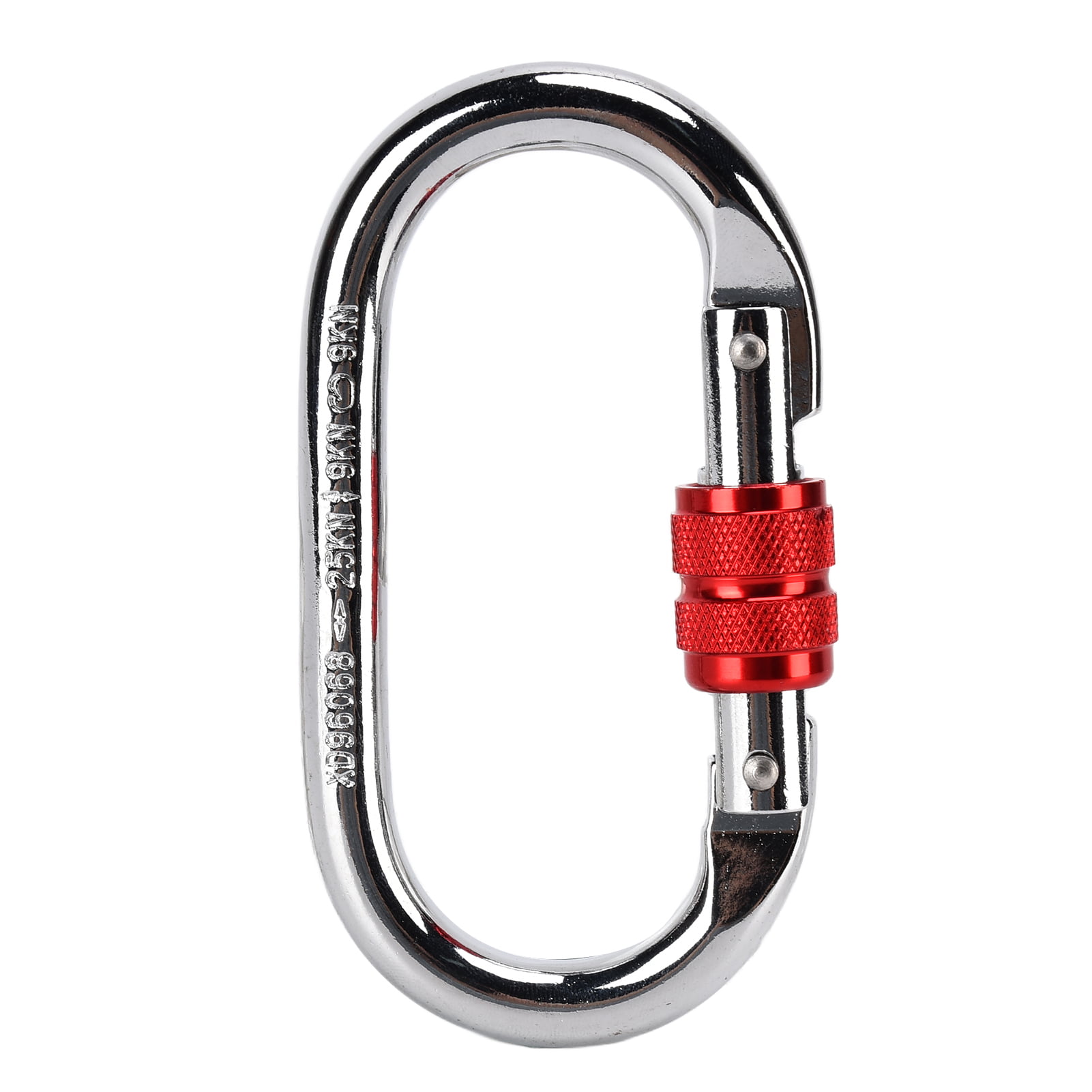 FAGINEY Locking Clip Hook,Climbing Carabiner Vertical 25KN O Spring Loaded For Backpackers Hikers Climber,Locking Snap Hook
