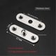 thumbnail image 4 of 10PCS Shed Door Hinges Kitchen Cabinet Hidden 360 Degree Rotation Pivot Stainless Steel Rotating Rotatable 57x16 mm, 4 of 5